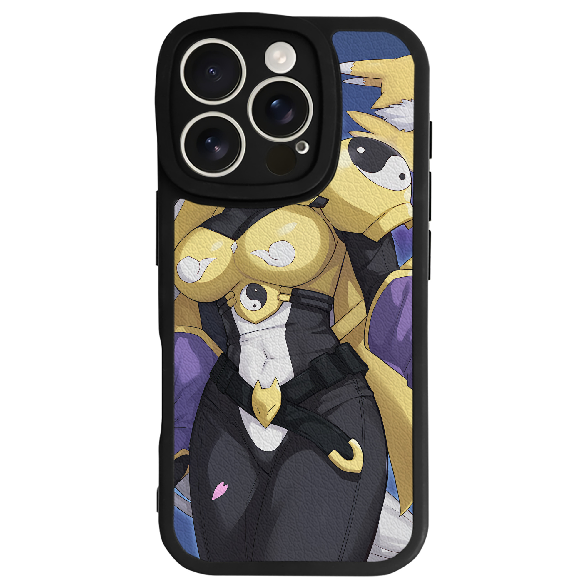 （画像用） Digimon デジタルモンスター/デジモン 【iPhone 16シリーズ対応】シリコンスマホケース（レザー調） 材質：シリコン